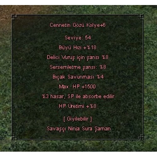  +6 CENNET KOLYE 5 EFSUN